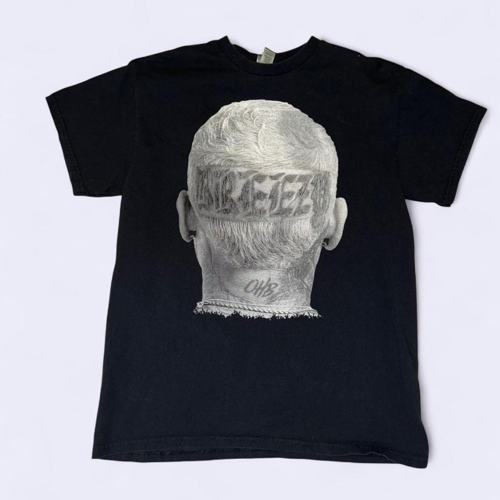Chris Brown Concert Tour Graphic T-Shirt Men’s Medium Black Gildan Streetwear
